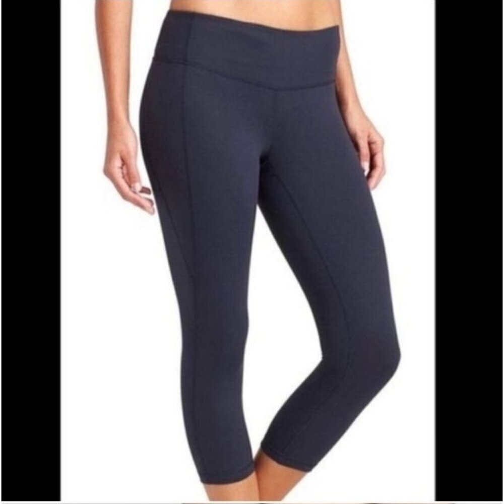 Athleta Capri Leggings Dark Blue Size M